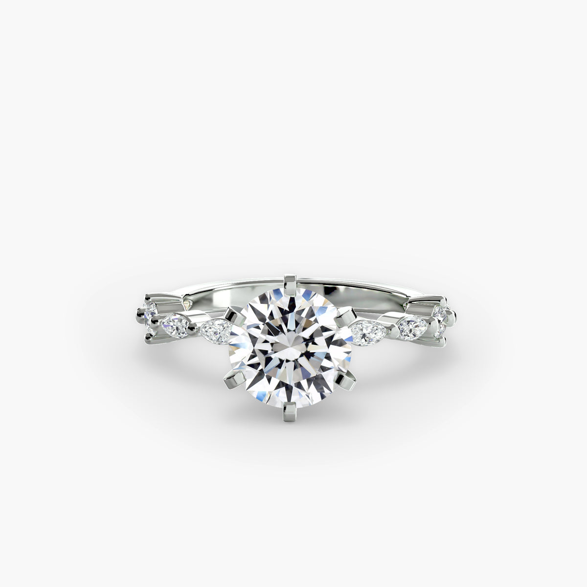 The Valentina Eternity Pavé Ring