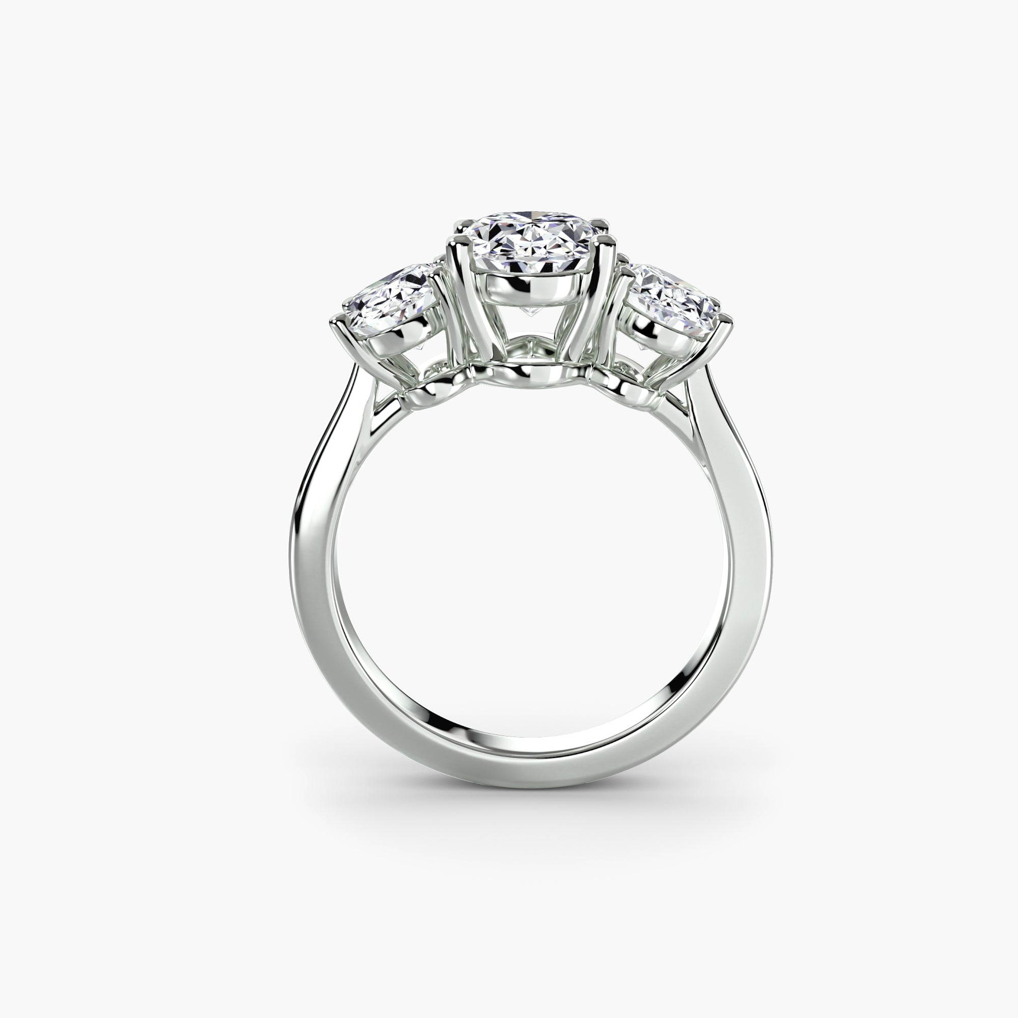 The Elise Oval Trilogy Ring
