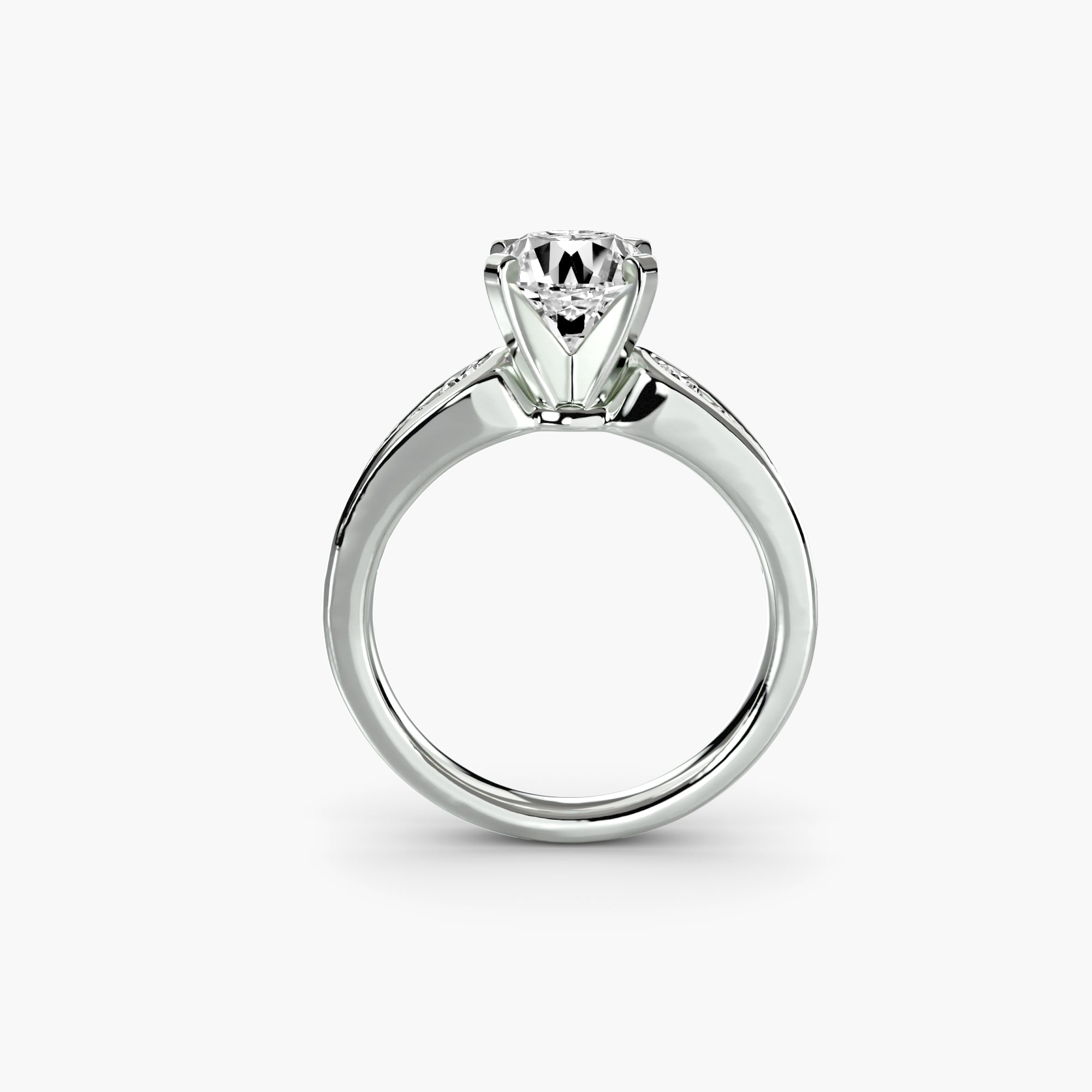 The Emilia Pavé Solitaire