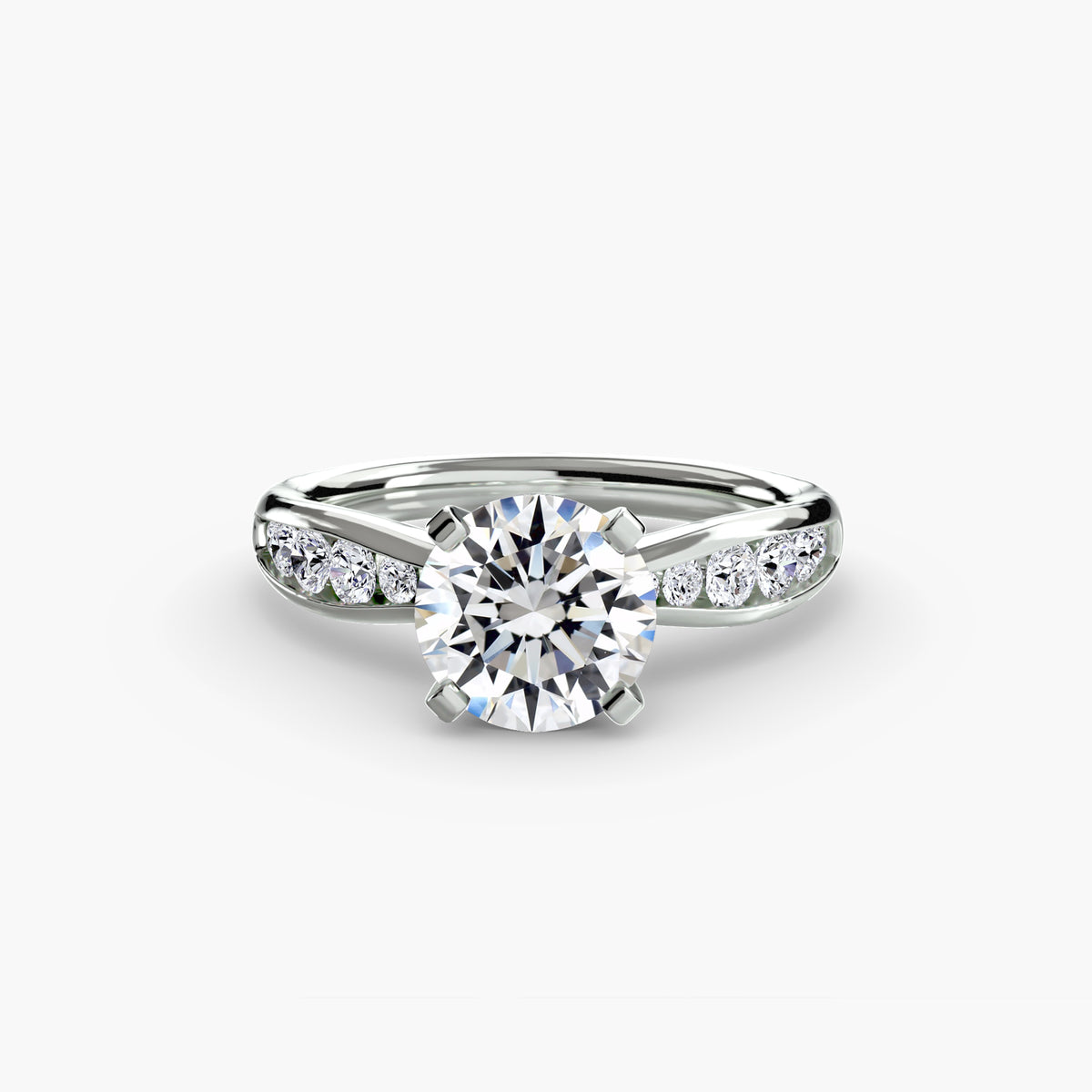 The Rosalie Pavé Solitaire