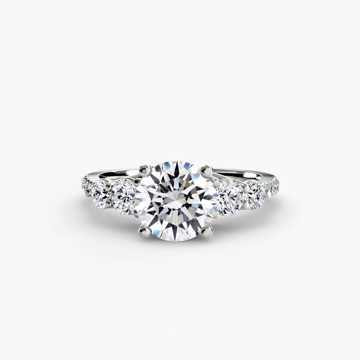 The Seraphina Five-Stone Pavé Ring