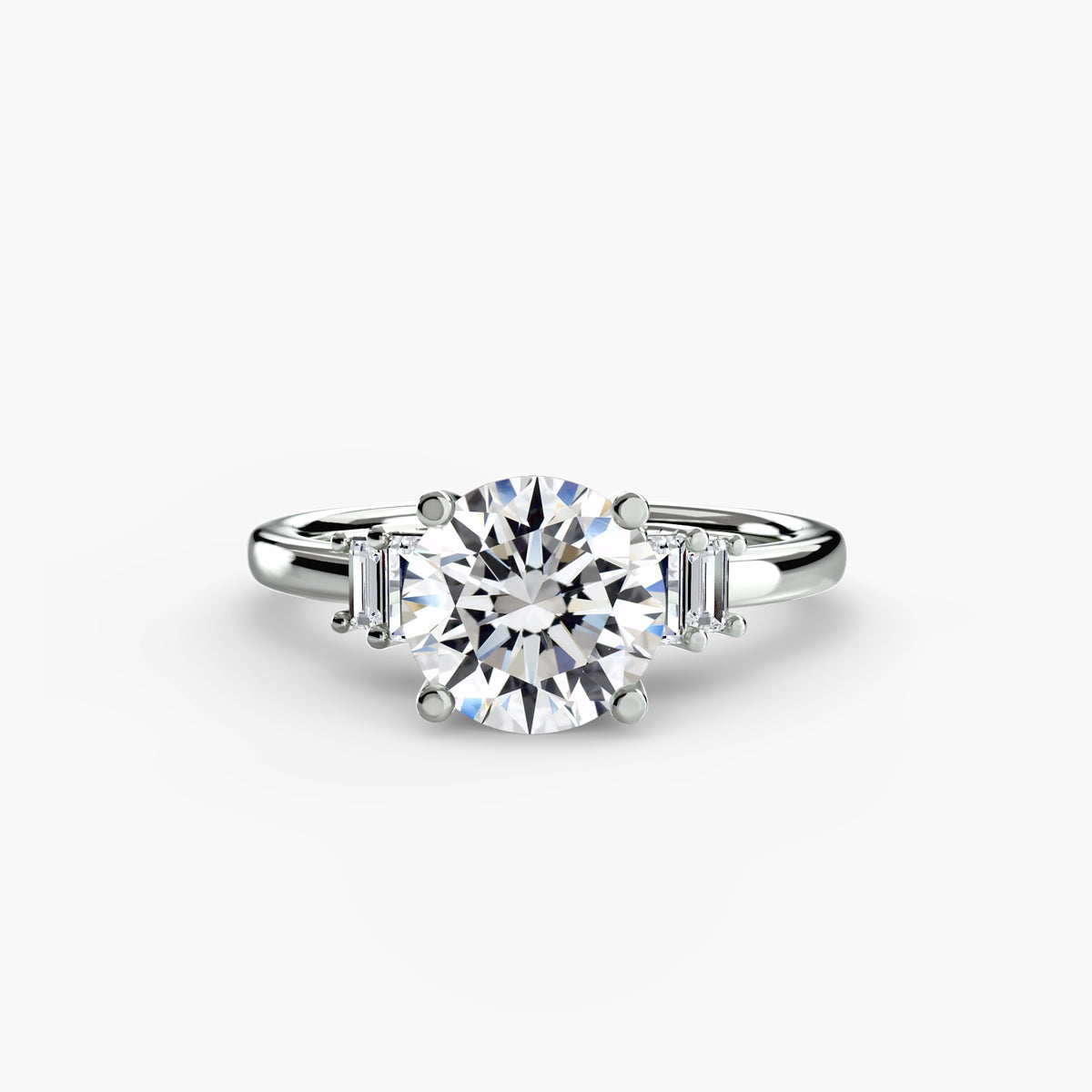 The Marielle Baguette Solitaire