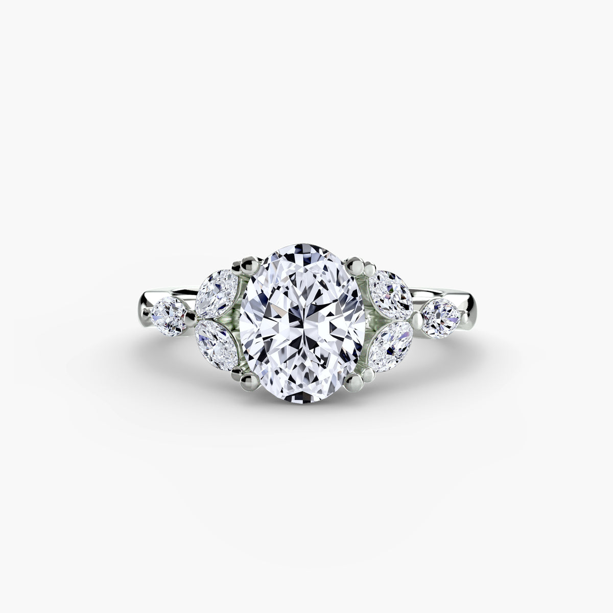 The Ophelia Shoulder Cluster Ring