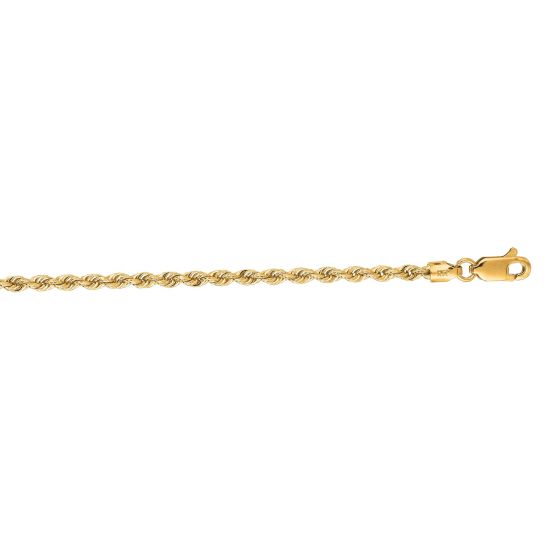 MEHT Signature 14K Gold Rope Chain – 2.5mm