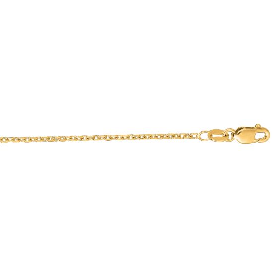 MEHT Signature 14K Gold Diamond-Cut Cable Chain – 1.5mm