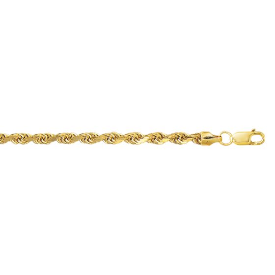 MEHT Signature 14K Gold Lite Rope Chain – 4mm