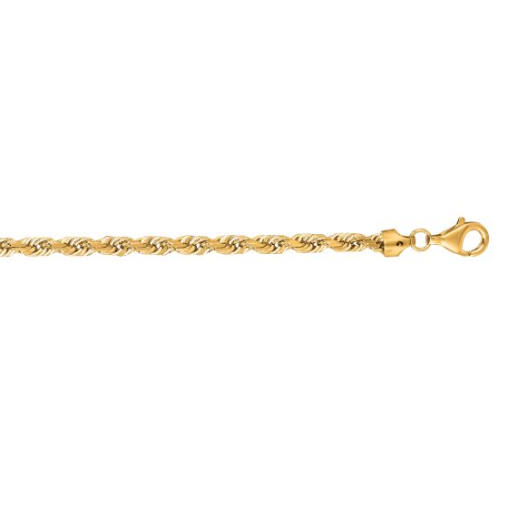 MEHT Signature 14K Gold Solid Royal Rope Chain – 7mm